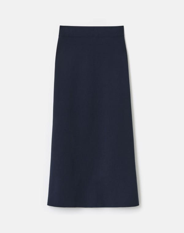 lafayette148 Responsible Matte Crepe Knit Midi Skirt