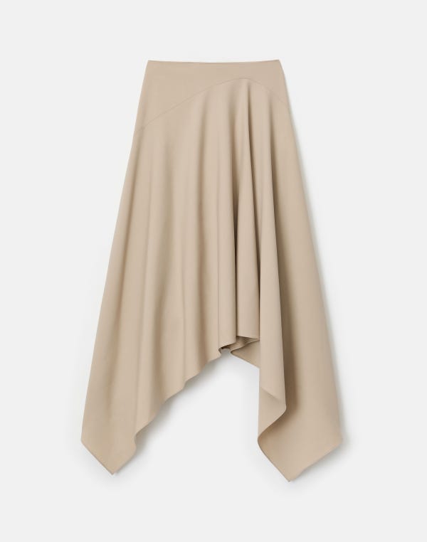 lafayette148 Responsible Stretch Wool Handkerchief Skirt
