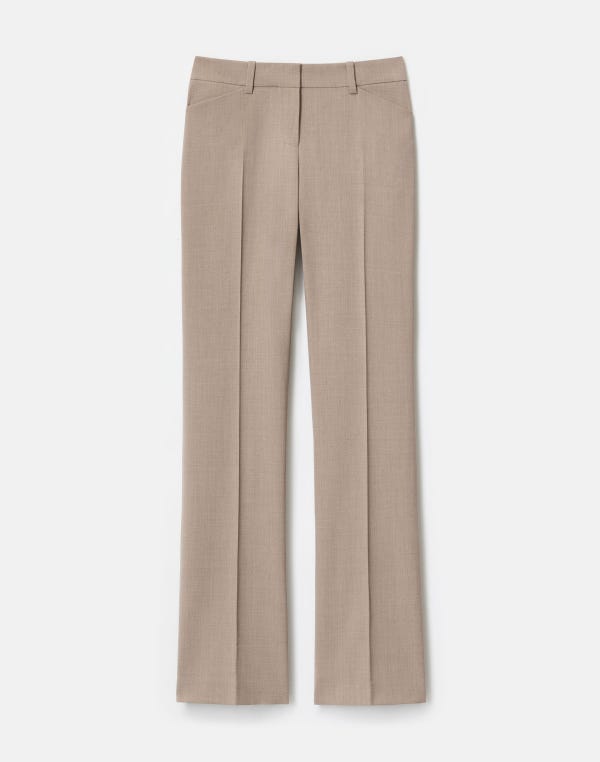 lafayette148 Responsible Stretch Wool Reade Straight Leg Pant