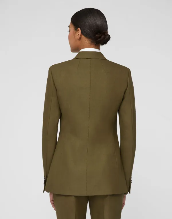 Lafayette148 Responsible Stretch Wool Single Button Blazer