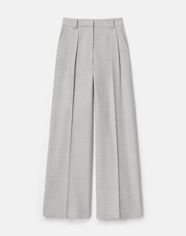 lafayette148 Responsible Virgin Wool Wyatt Wide Leg Pant