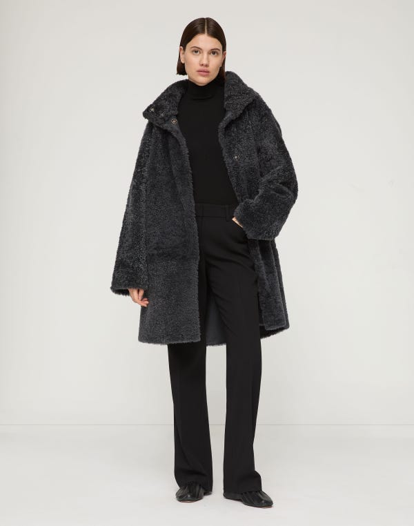 Lafayette148 Responsible Wool Double Face Reade Straight Leg Pant