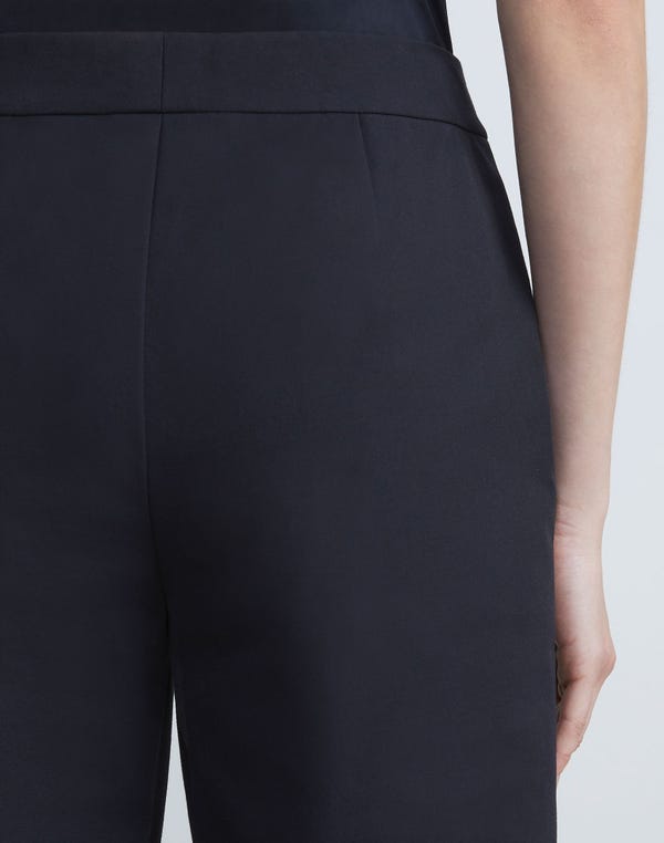 Lafayette148 Technical Stretch Cotton Twill Manhattan Bermuda Short