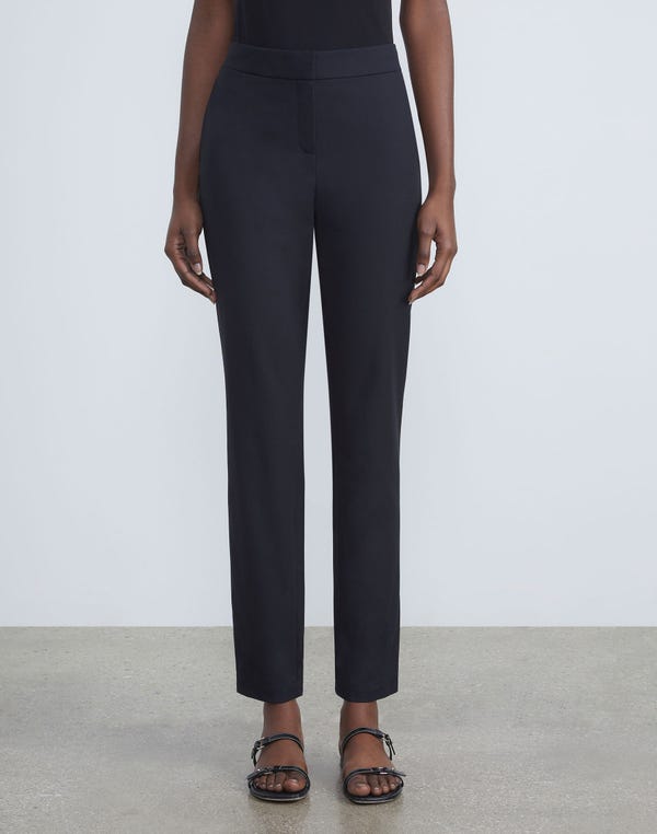Lafayette148 Techno Stretch Twill Manhattan Skinny Ankle Pant