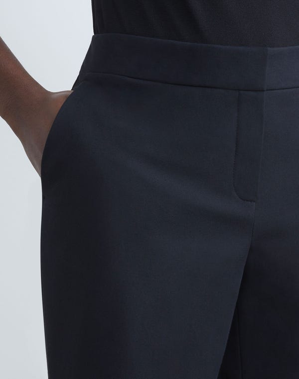 Lafayette148 Techno Stretch Twill Manhattan Skinny Ankle Pant