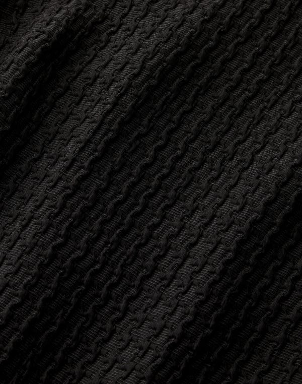 Lafayette148 Textured Houndstooth Jacquard Patch Pocket Shift Dress