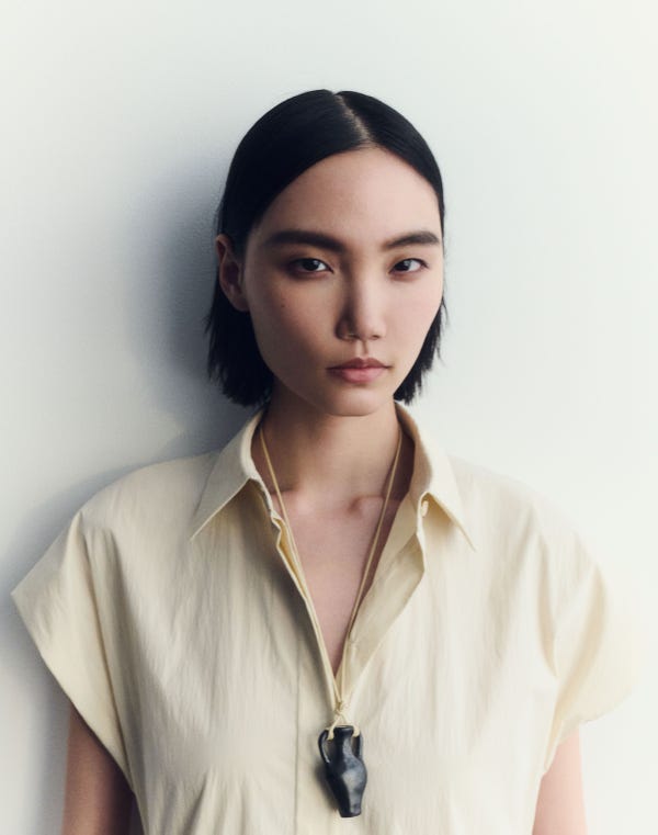 Lafayette148 Travel Cotton Gathered Waist Shirtdress