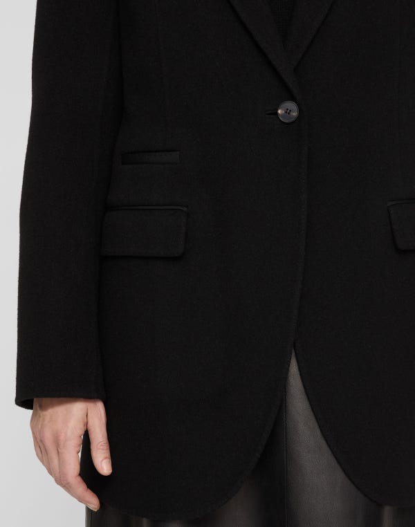 Lafayette148 Wool-Cashmere Double Face Neapolitan Jacket