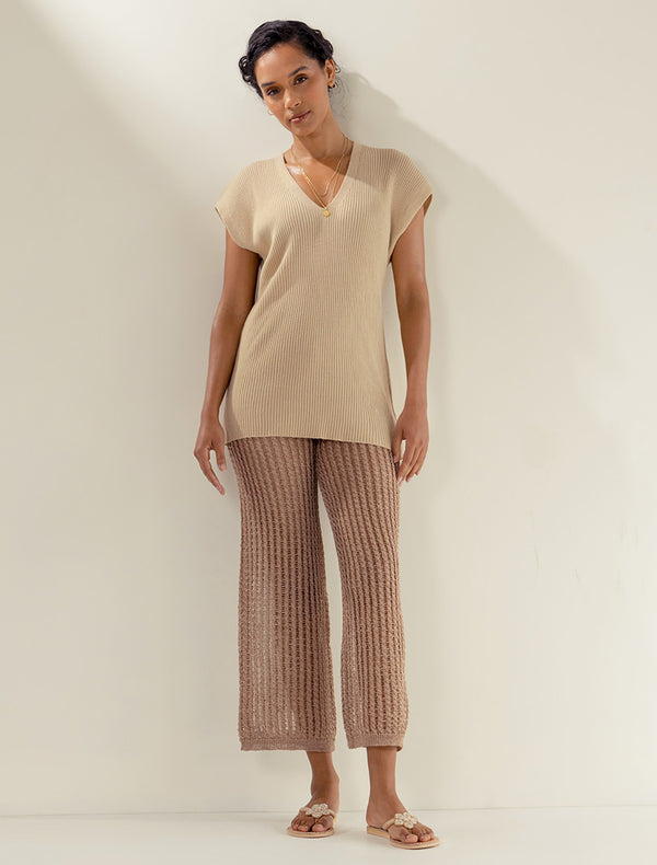 Laidbacklondon Amber Flat Light Brown Leather Silver