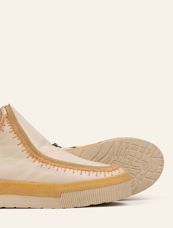 Laidbacklondon Erowan 6.0. Ankle Boot Buttermilk Leather Peach