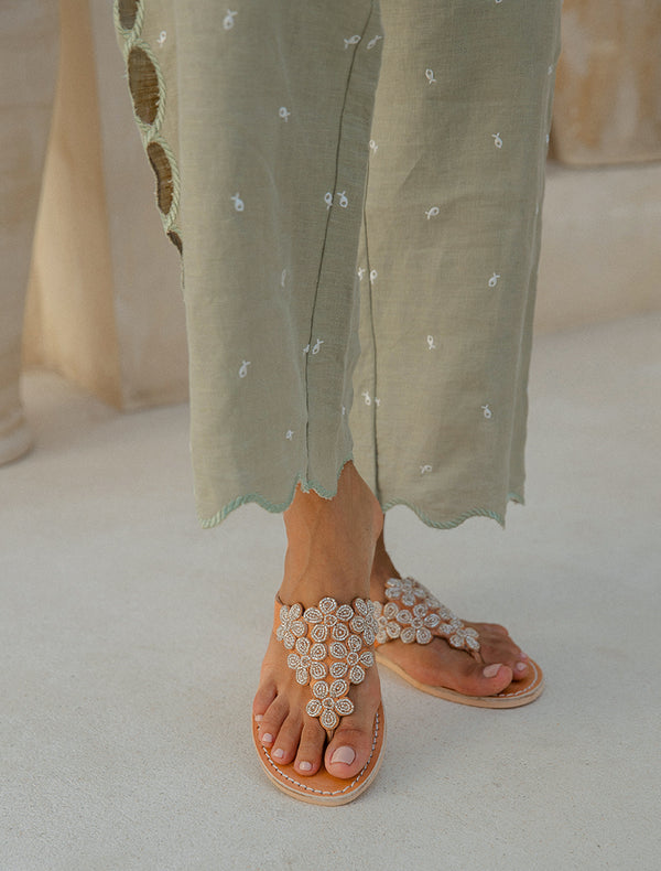 laidbacklondon Cooper Flat Light Brown Silver