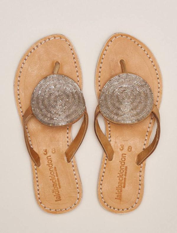 Laidbacklondon Jayda LP Light Brown Silver