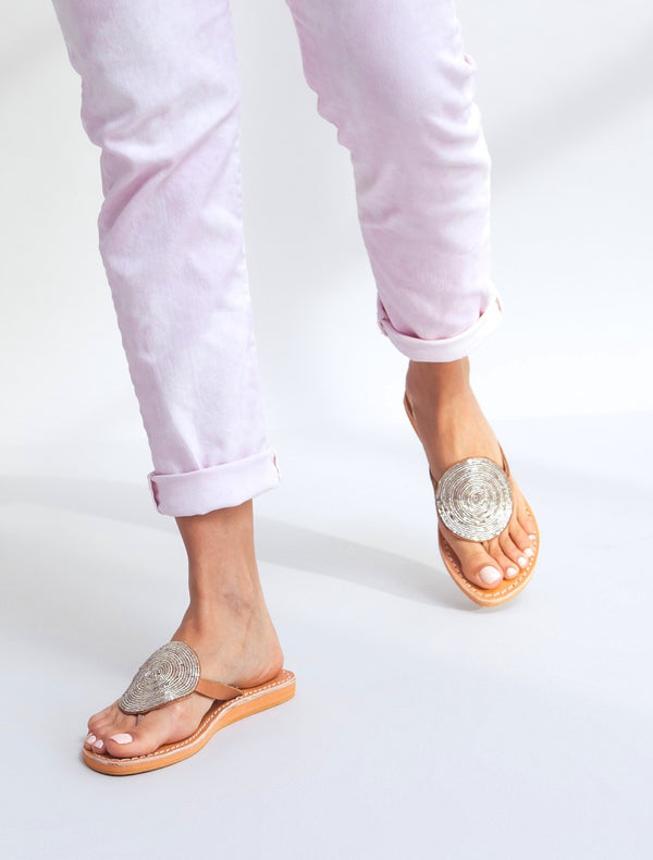 Laidbacklondon Jayda LP Light Brown Silver