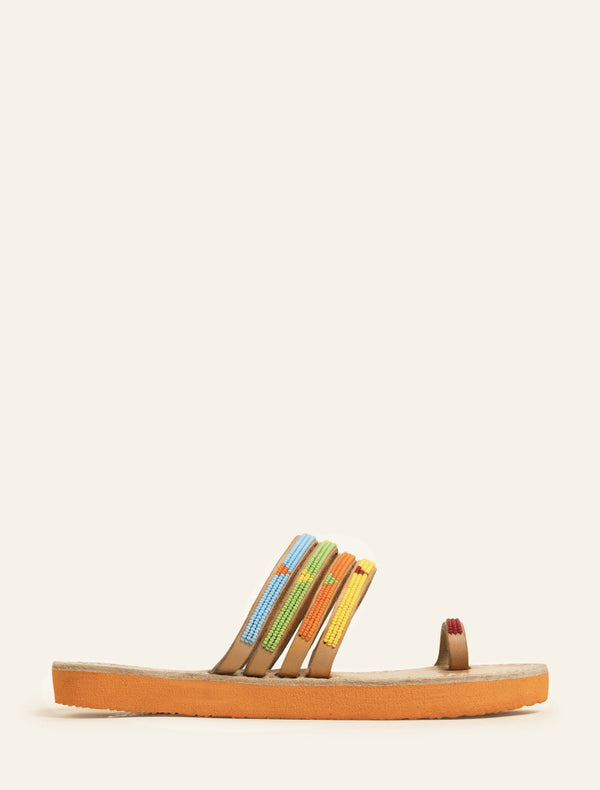 Laidbacklondon Kamba SSO Leather Sandal Tribal