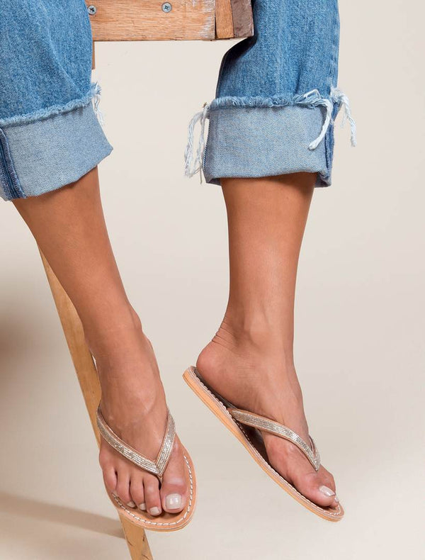 Laidbacklondon Seri Flat Light Brown Silver