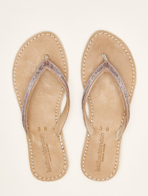 Laidbacklondon Seri Flat Tan Silky Pink