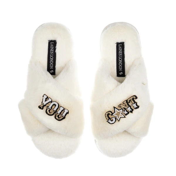 laines london Classic Laines Slippers With You C*nt Brooches