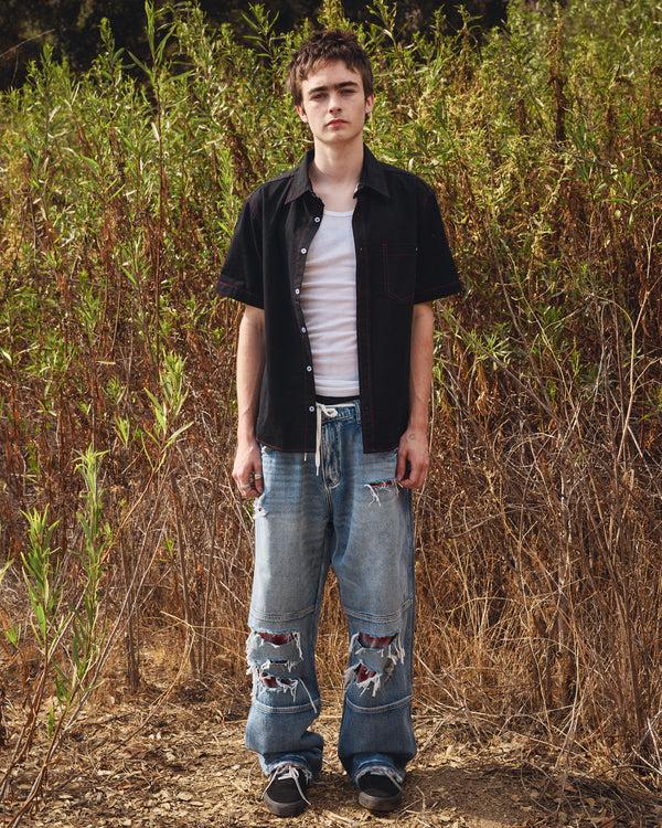 Lakai Distressed Double Knee Denims DISTRESSED DOUBLE KNEE DENIMS