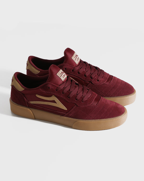 lakai Cambridge BURGUNDY SUEDE