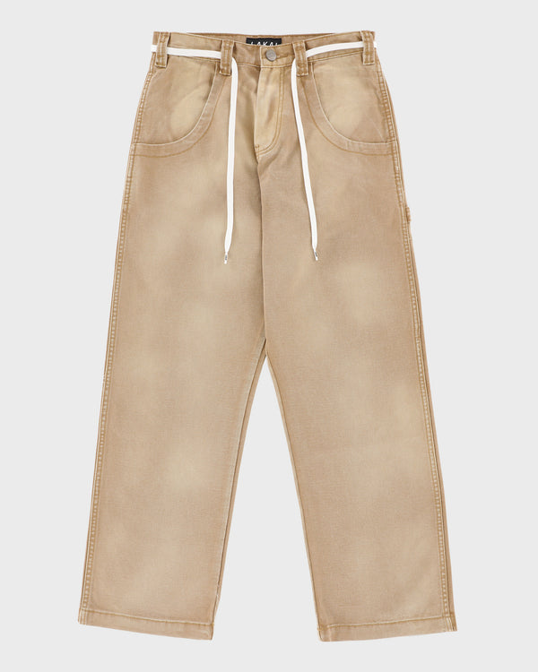 lakai Faded Wide Leg Carpenter Pant KHAKI