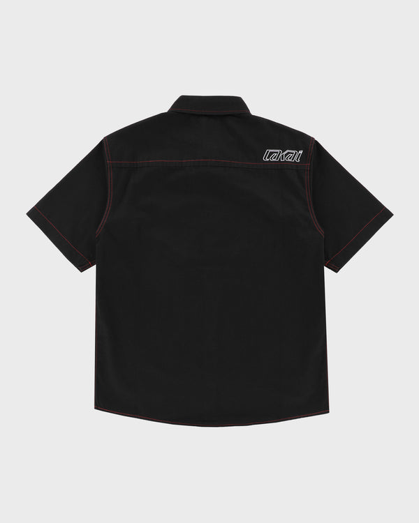 Lakai Heavyweight Button Up Shirt BLACK