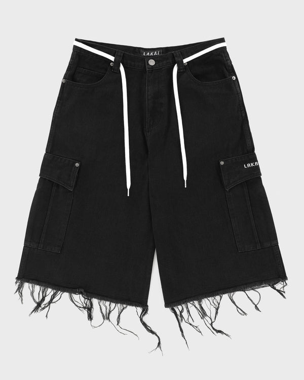 lakai Raw Hem Cargo Jumbo Jort BLACK