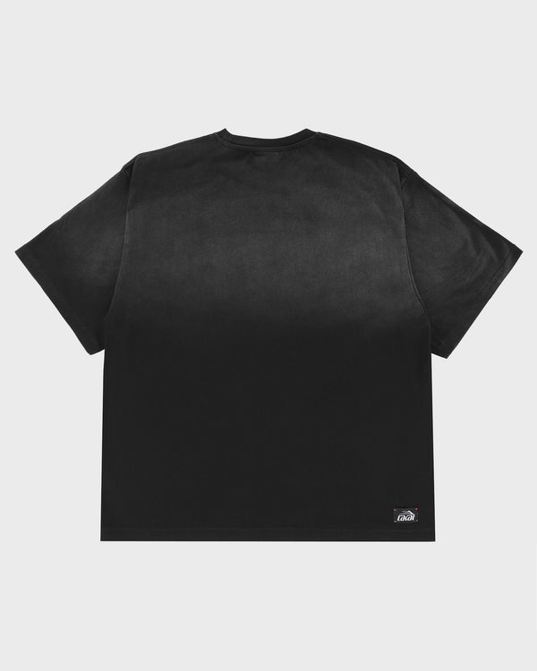 Lakai Sunfaded Cropped Boxy Tee BLACK
