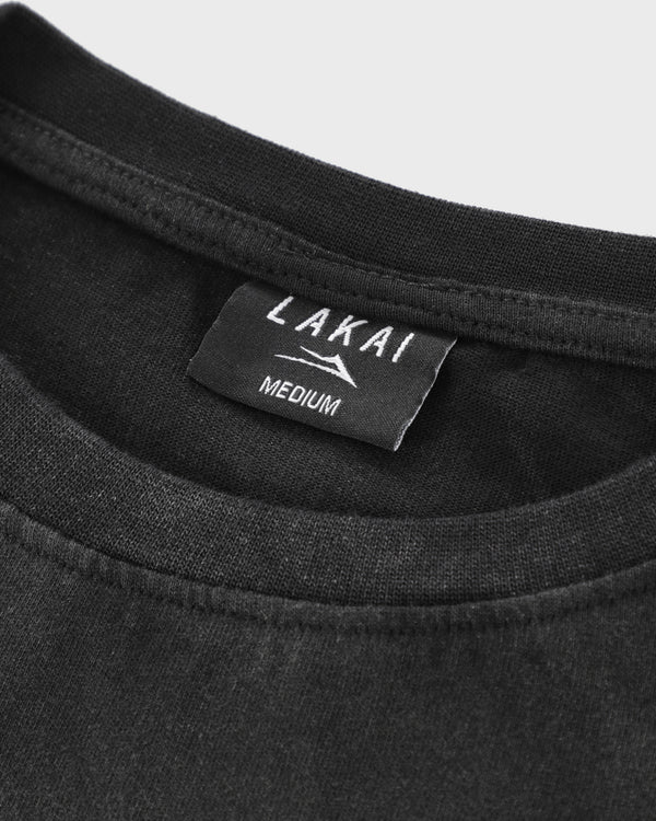 Lakai Sunfaded Cropped Boxy Tee BLACK