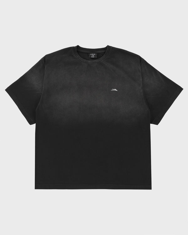 lakai Sunfaded Cropped Boxy Tee BLACK