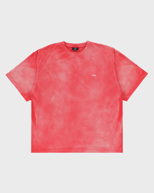 lakai Sunfaded Cropped Boxy Tee RED