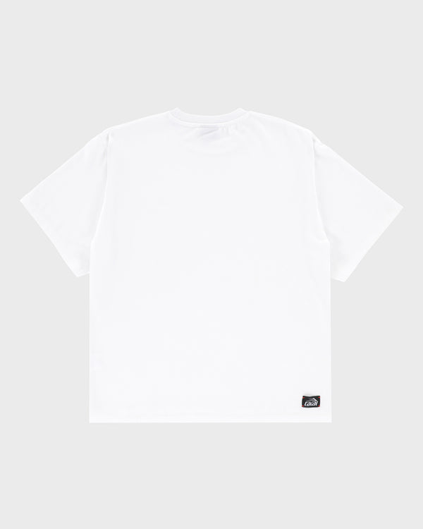 Lakai Sunfaded Cropped Boxy Tee WHITE