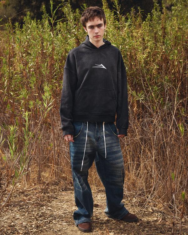 Lakai Sunfaded Pullover Hoodie BLACK