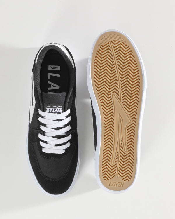Lakai York BLACK/WHITE SUEDE