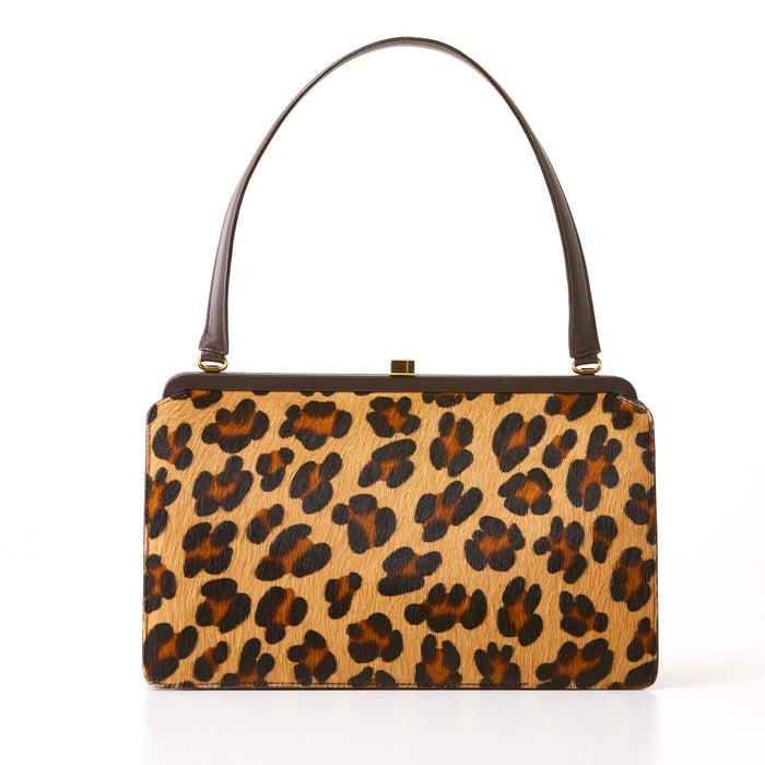 lambertson truex Abbey Framed Shoulder Bag - Leopard Print