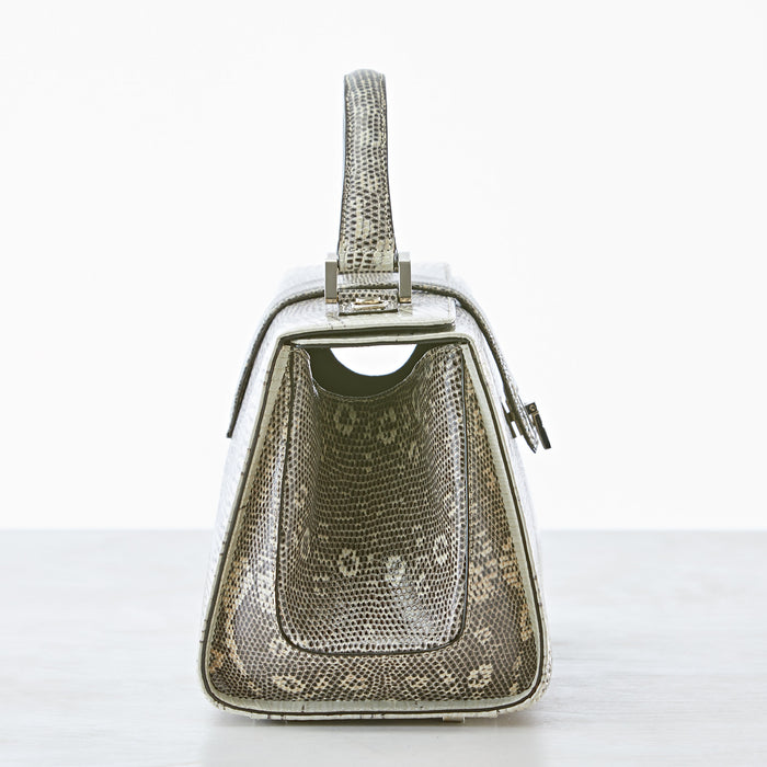Lambertson Truex Andi Top Handle - Medium - Natural Lizard