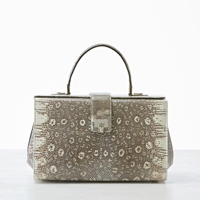 lambertson truex Andi Top Handle - Medium - Natural Lizard