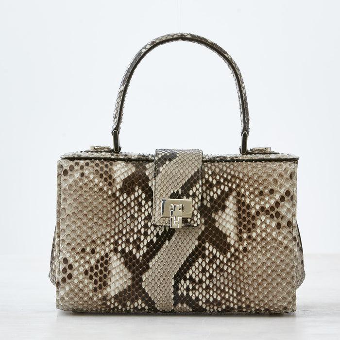 lambertson truex Andi Top Handle - Small - Natural Python