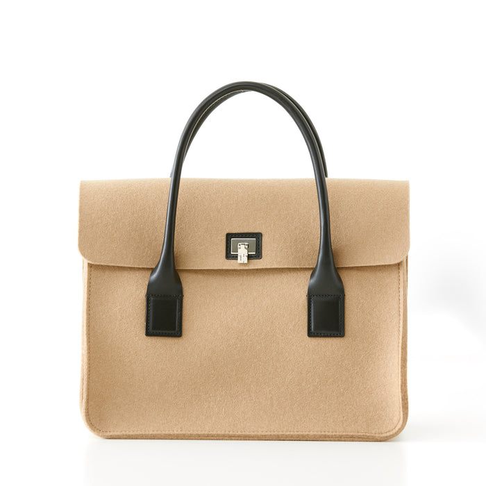 lambertson truex Boxcar Top Handle - Large - Camel Felt