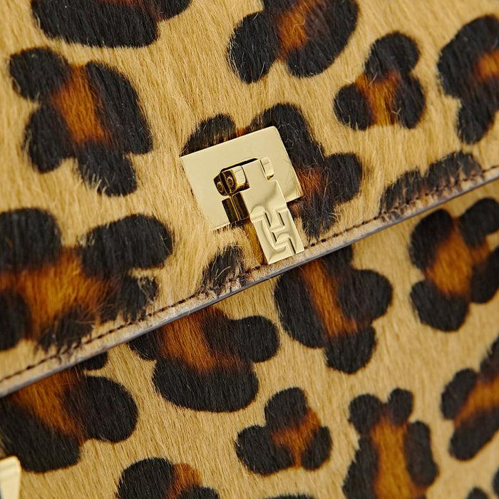 Lambertson Truex Boxcar Top Handle - Large - Leopard Print