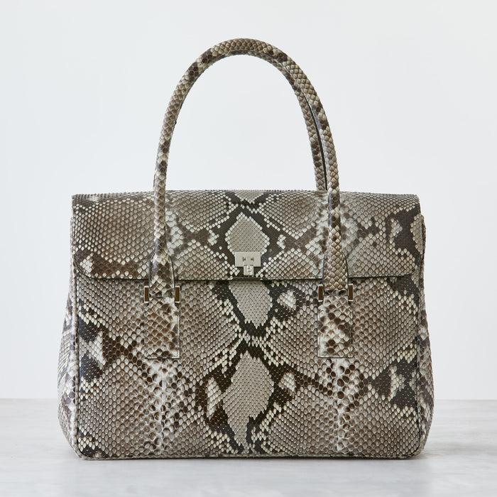 lambertson truex Boxcar Top Handle - Large - Natural Python