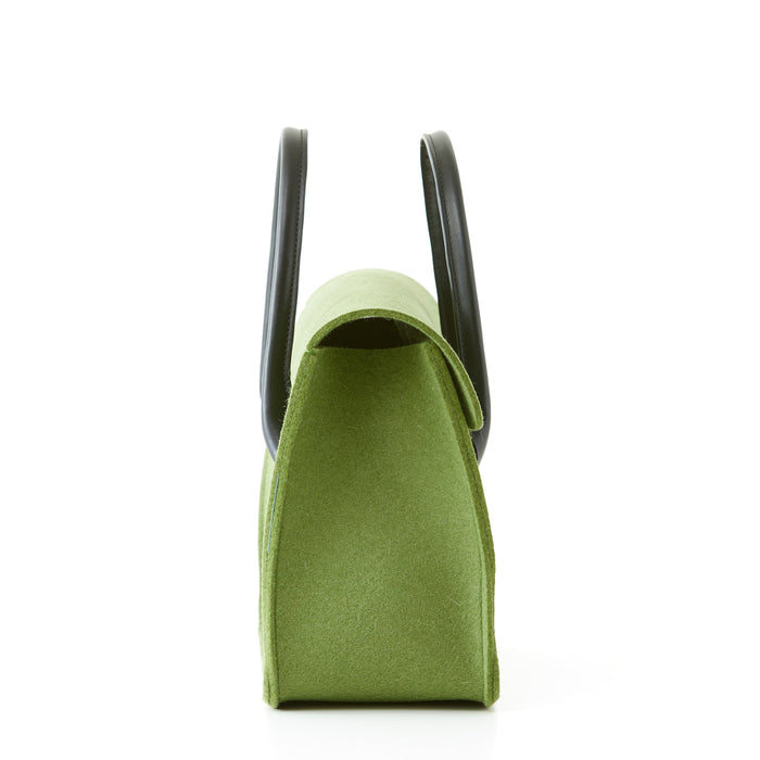 Lambertson Truex Boxcar Top Handle - Large - Olive Felt