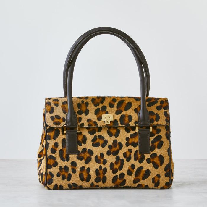 lambertson truex Boxcar Top Handle - Medium - Leopard Print