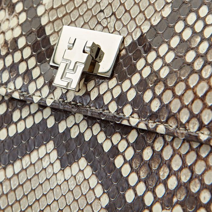 Lambertson Truex Boxcar Top Handle - Medium - Natural Python
