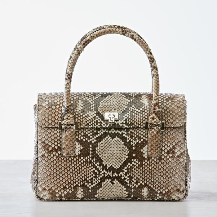 lambertson truex Boxcar Top Handle - Medium - Natural Python