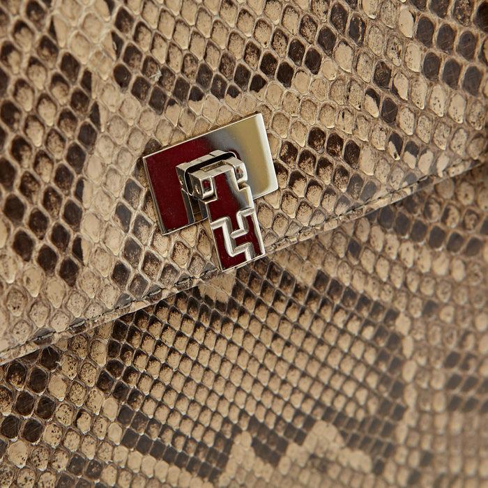 Lambertson Truex Boxcar Top Handle - Medium - Nutmeg Python