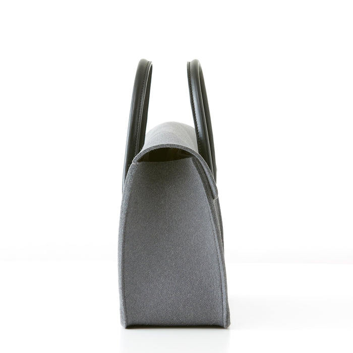 Lambertson Truex Boxcar Top Handle - Large - Gray Felt