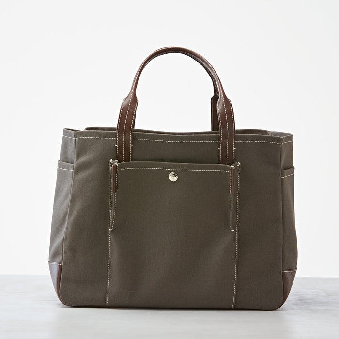 lambertson truex Bradley Tote - Brown Canvas