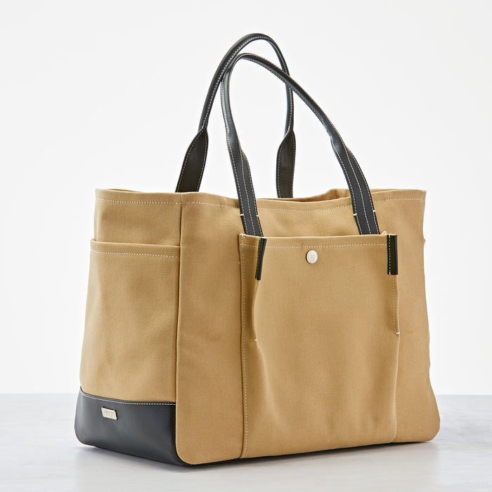 Lambertson Truex Bradley Tote - Khaki Canvas