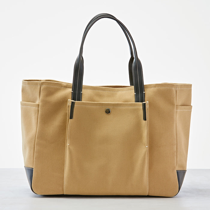 lambertson truex Bradley Tote - Khaki Canvas