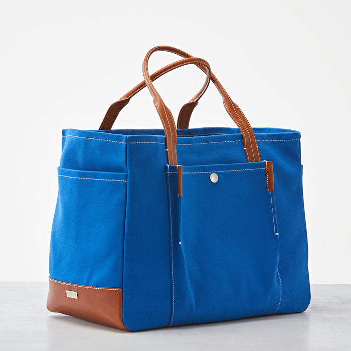 Lambertson Truex Bradley Tote - Sky Blue Canvas